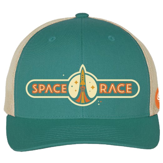 Hat Space Race Sea Green